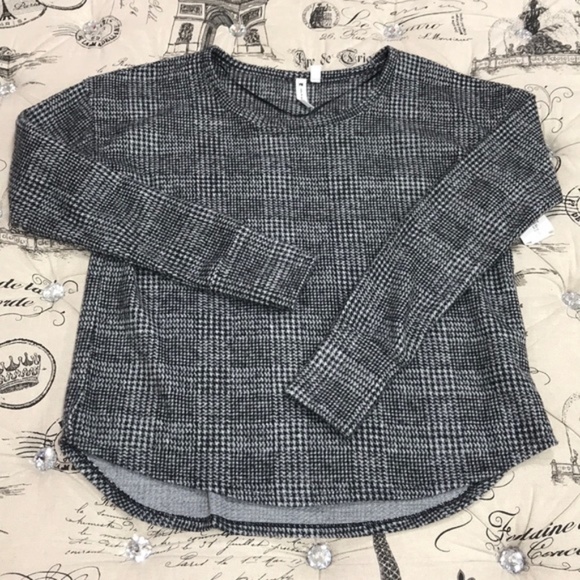 CG Sport Cozy Glen Plaid Print Thumbhole Sweater - Picture 6 of 6